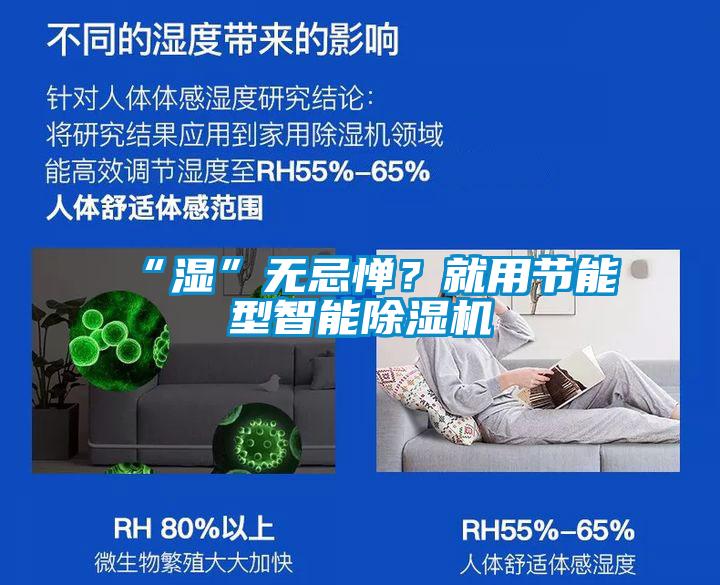 “濕”無忌憚？就用節能型智能除濕機