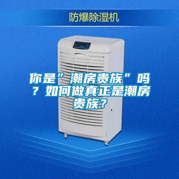 你是”潮房貴族”嗎？如何做真正是潮房貴族？