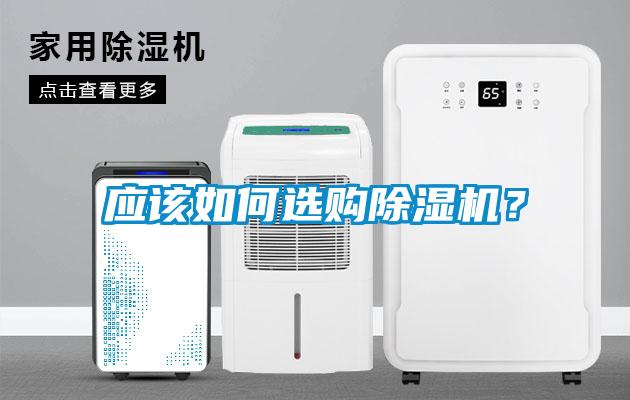 應該如何選購除濕機？
