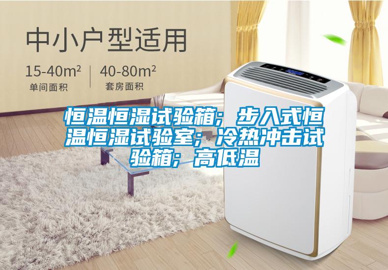 恒溫恒濕試驗(yàn)箱; 步入式恒溫恒濕試驗(yàn)室; 冷熱沖擊試驗(yàn)箱; 高低溫