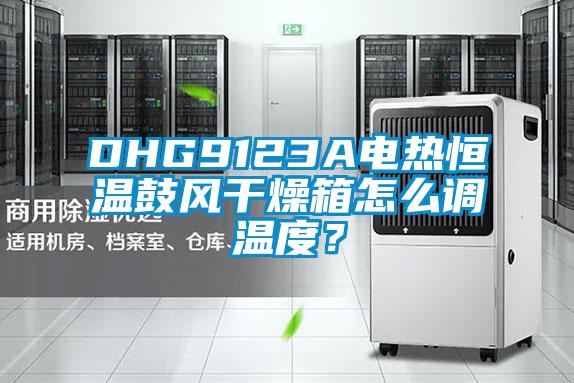 DHG9123A電熱恒溫鼓風(fēng)干燥箱怎么調(diào)溫度？