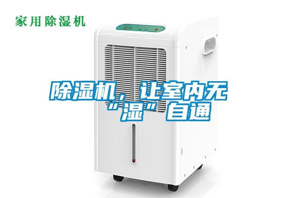 除濕機，讓室內無“濕”自通