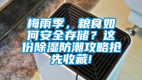 梅雨季，糧食如何安全存儲？這份除濕防潮攻略搶先收藏!